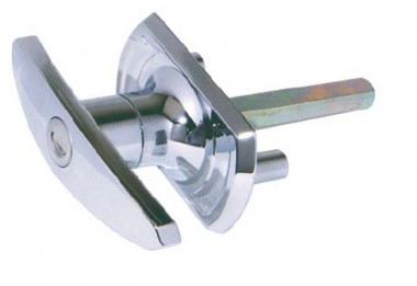 Garage door T handle