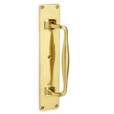 1654 Cast In One Pull Handle on Plate-12 finishes