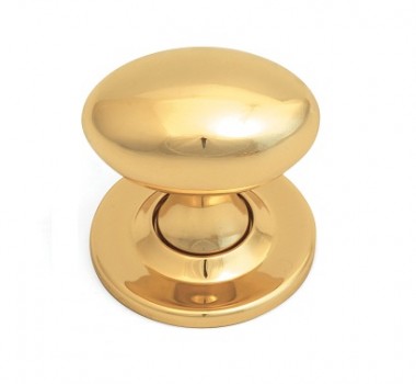 1754COV57A Oval Mortice Knob on Plain Covered Rose-8 finishes