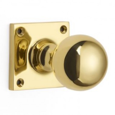 1756SQ Ball Mortice Knob Furniture on Square Rose-5 finishes