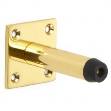 1869 Pedestal Door Stop on Square Rose - 13 finishes
