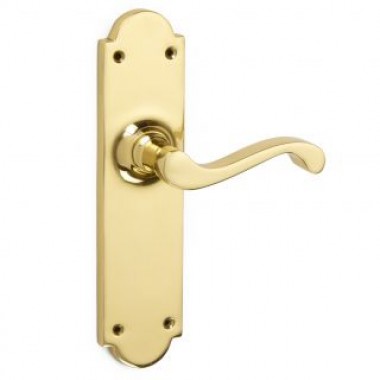 Sheringham Lever on Shaped Plate Furniture - 15 finishes