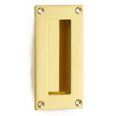 2134 Plain Cast Flush Pull - 14 finishes