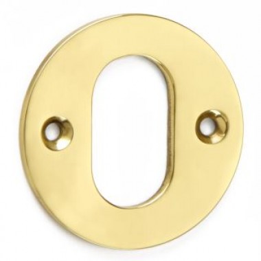 4572 Oval Profile Round Escutcheon - 13 finishes