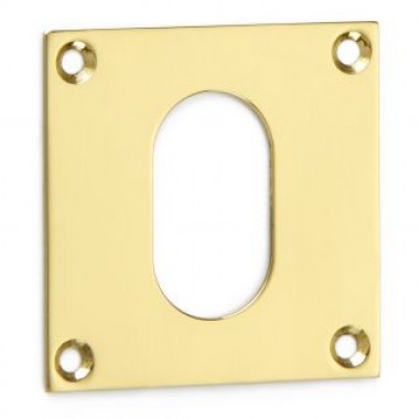 4576 Sqaure Escutcheon Oval Profile - 4 finishes