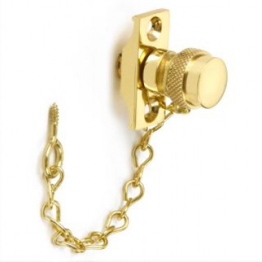 6360 Acorn Sash Stop with Chain - 6 finishes
