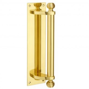 6386 Pull Handle on Plate - 7 finishes