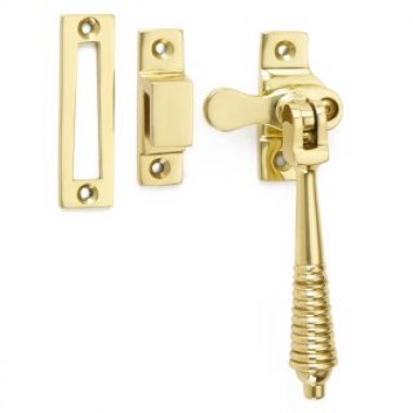6436L Locking Reeded Casement Fastener - 7 finishes