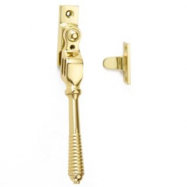 6438L Locking Double Night Vent Reeded Fastener - 4 finishes
