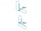 Single cranked hinges (10 pairs) - 2 finishes - Click to Zoom