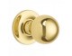 1756COV57A Ball Mortice Knob on Plain Covered Rose - Click to Zoom