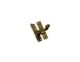 1762A Narrow Style Straight Arm Sash Fastener-13 finishes - Click to Zoom