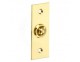 1910 Rectangular Bell Push - 15 finishes - Click to Zoom