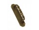 1954R Ornate Pull Handle on Shaped Plate - 8 finishes - Click to Zoom