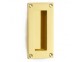 2134 Plain Cast Flush Pull - 14 finishes - Click to Zoom