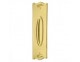 6357 Pressed Fingerplate - 7 finishes - Click to Zoom