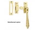 6436 Reeded Casement Fastener - 6 finishes - Click to Zoom