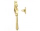 6438L Locking Double Night Vent Reeded Fastener - 4 finishes - Click to Zoom