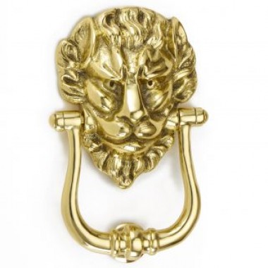 1768 Lions Head Door Knocker-14 finishes